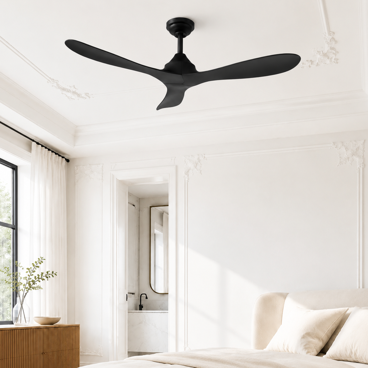 56" Modern DC Motor Reversible Ceiling Fan