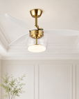 52" Jared Modern Antique Bronze LED Ceiling Fan