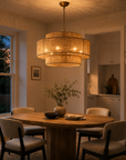 Bohemian 6-Light Drum Pendant Light