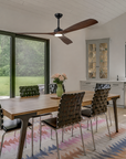 60 Inch Alexi Modern Downrod Ceiling Fan With Light