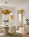 Elmer Feather Leaf Lighting Set – Perfect for Living, Dining & Bedroom
