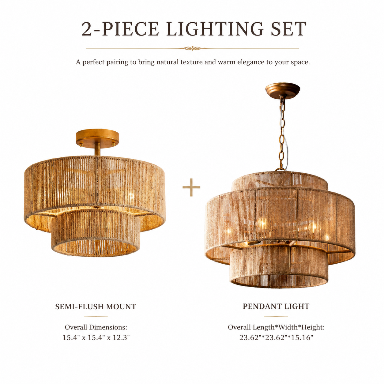 Bohemian 6-Light Drum Pendant Light