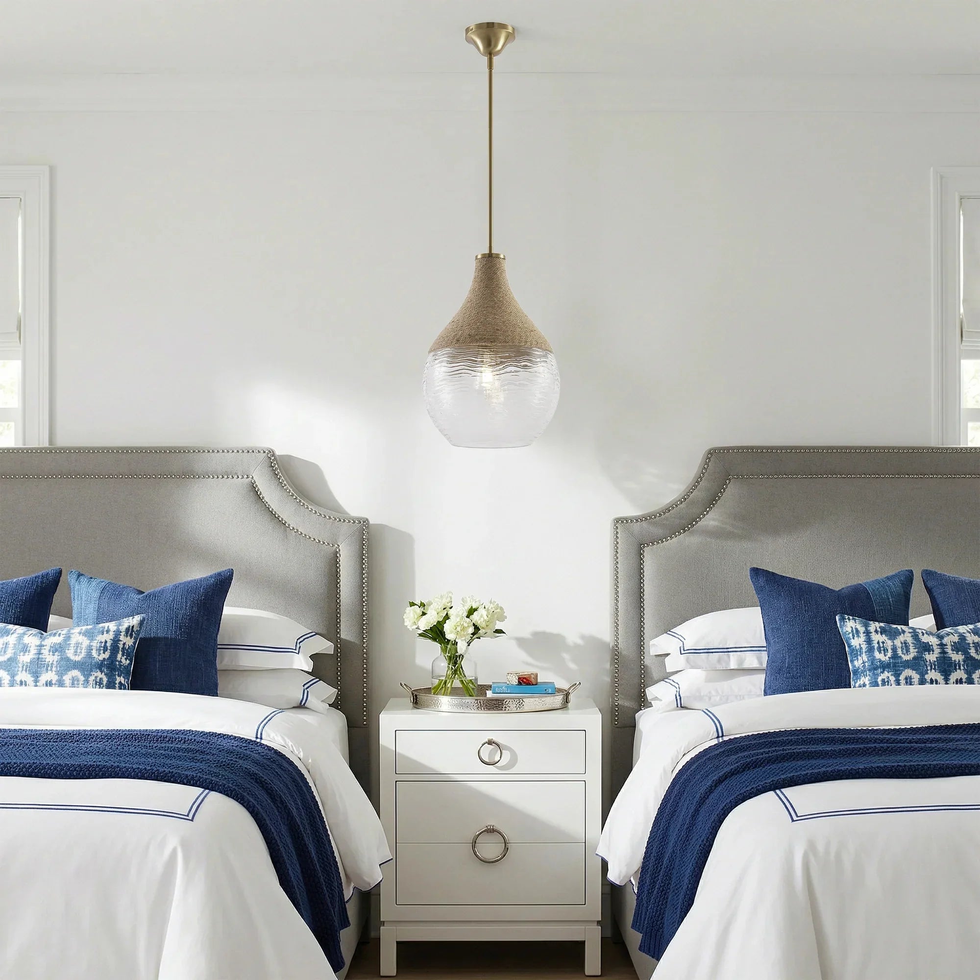 13" Colby Bohemian Island Pendant Light