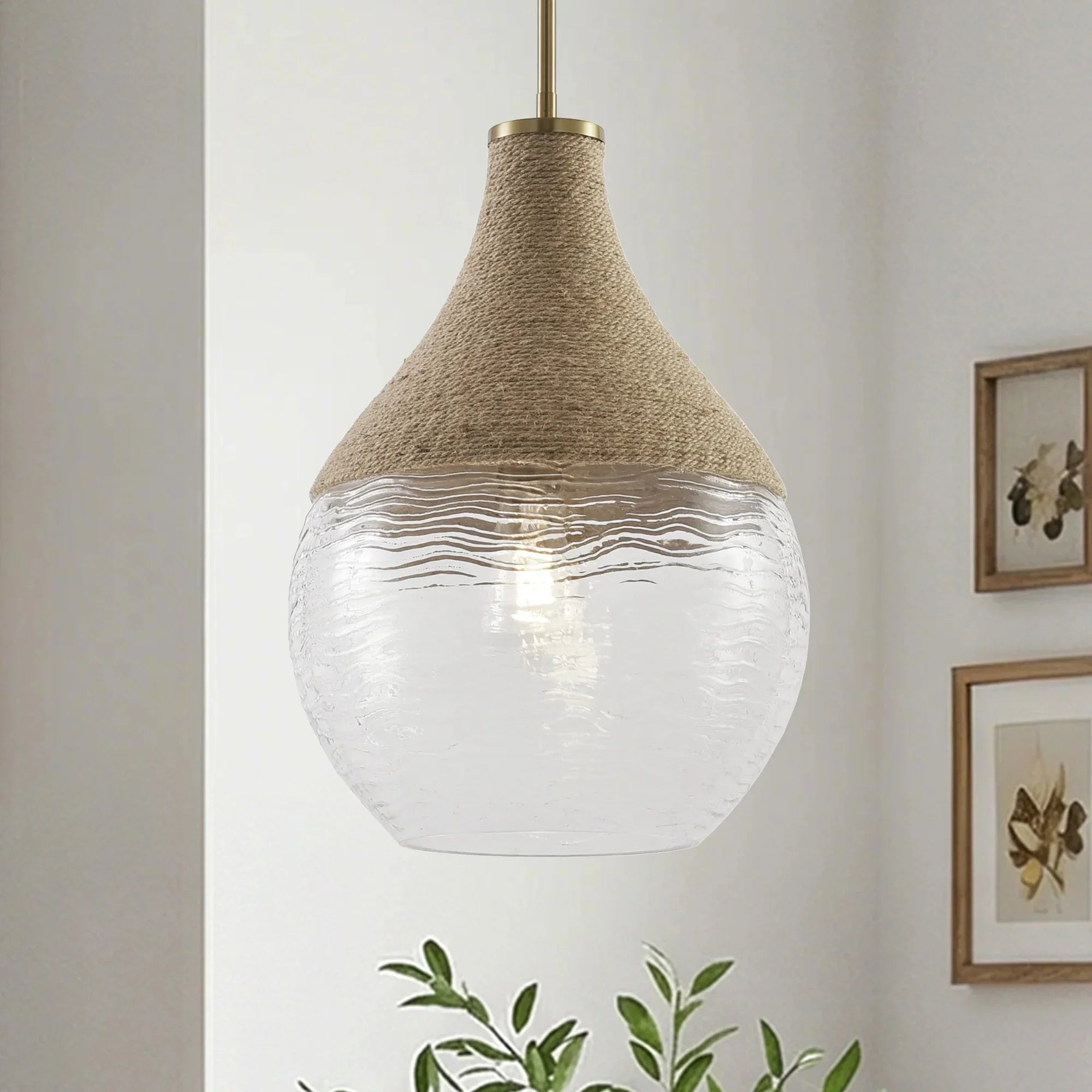 13" Colby Bohemian Island Pendant Light