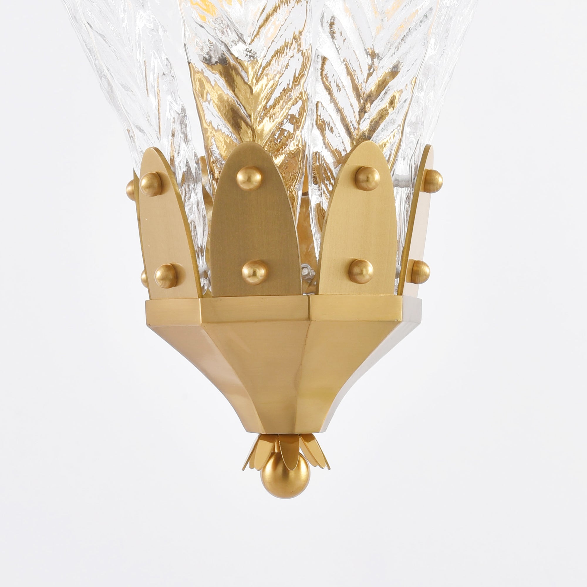 Vito 3 Light Feather Shaped Island Pendant Light 17 Inch