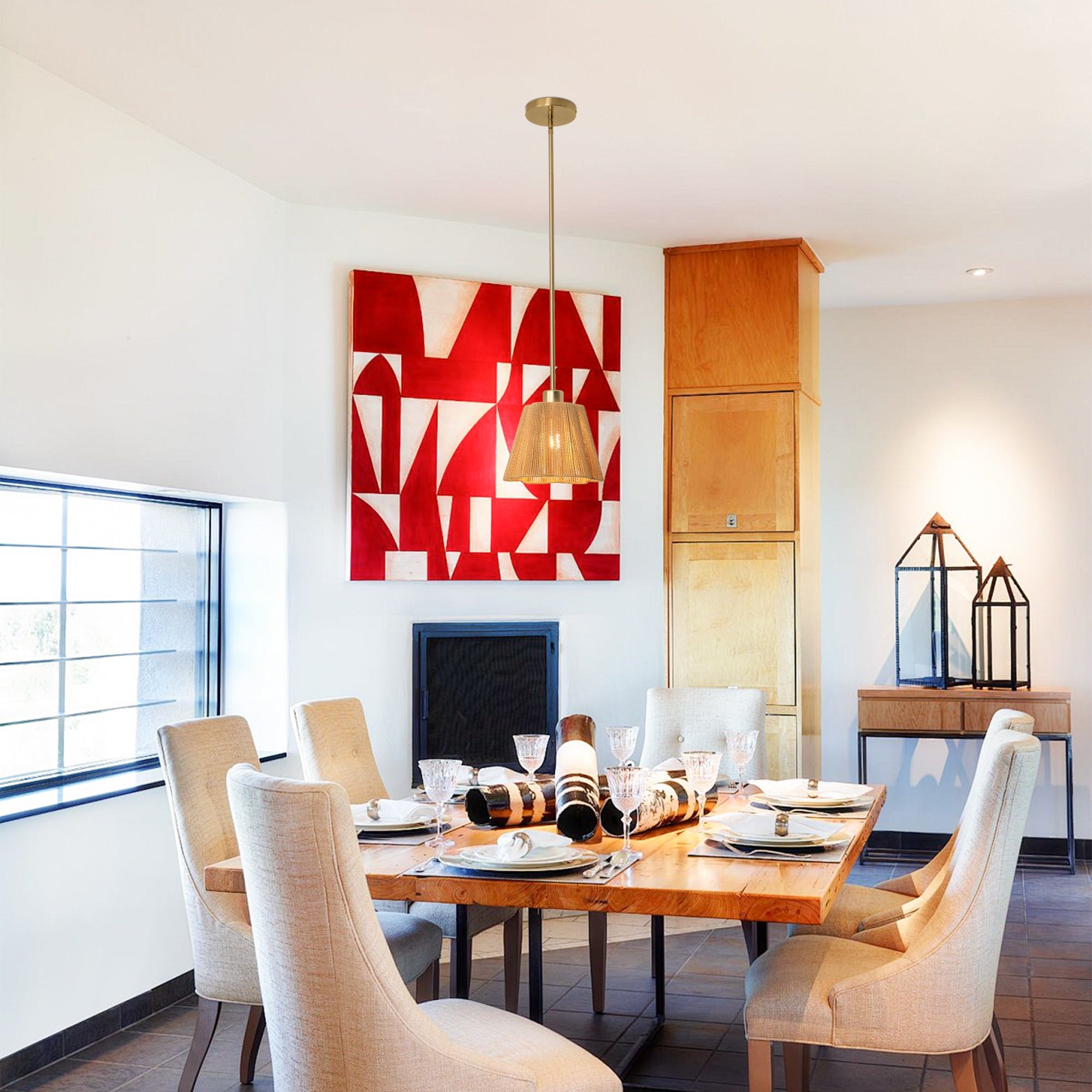 Elsa 1 Light Pendant Light 7 Inch