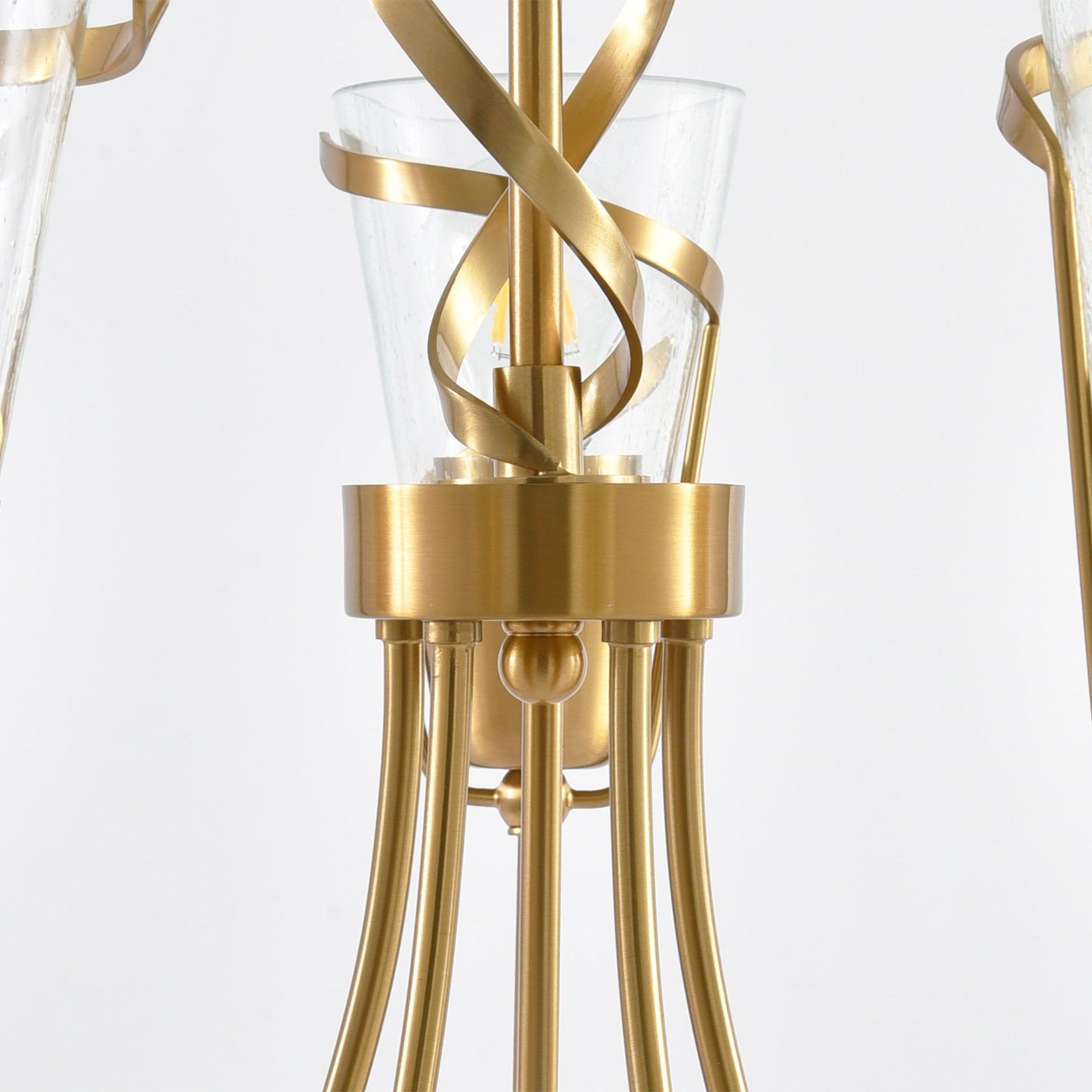 Uriah Golden 5 Light Chandelier 26 Inch