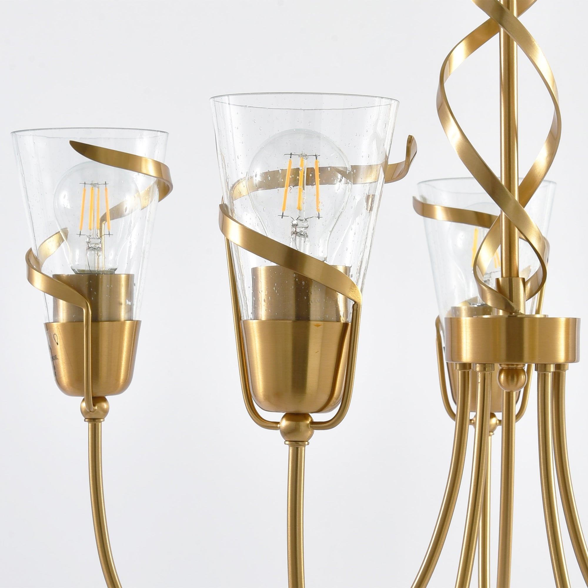 Uriah Golden 5 Light Chandelier 26 Inch