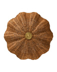 Aurelia 3-Light Handwoven Rattan Semi Flush Mount Ceiling Light