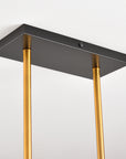 24.4" Sean 3-Light Linear Pendant with Artisan Glass Shades