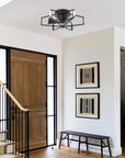21" Wade Black Industrial Ceiling Fan