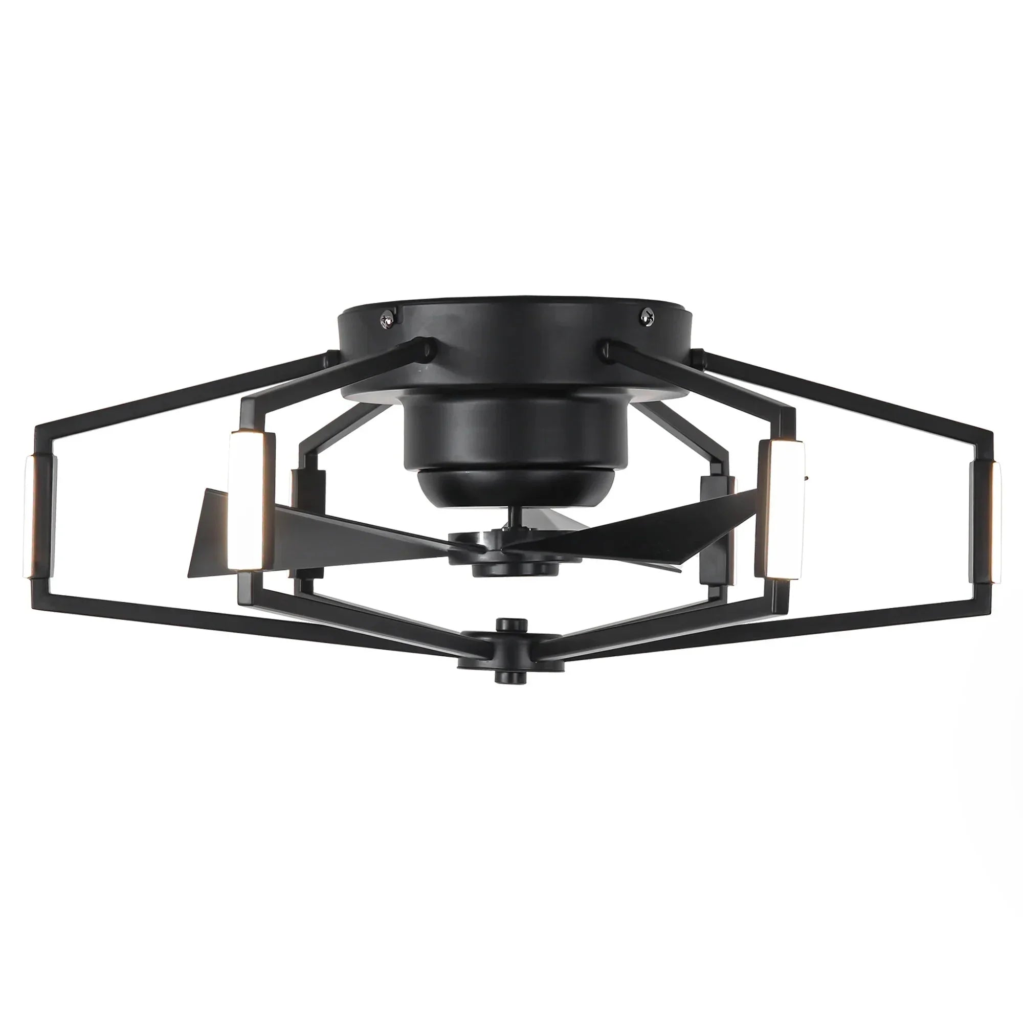21" Wade Black Industrial Ceiling Fan