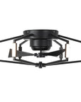21" Wade Black Industrial Ceiling Fan