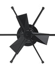 21" Wade Black Industrial Ceiling Fan