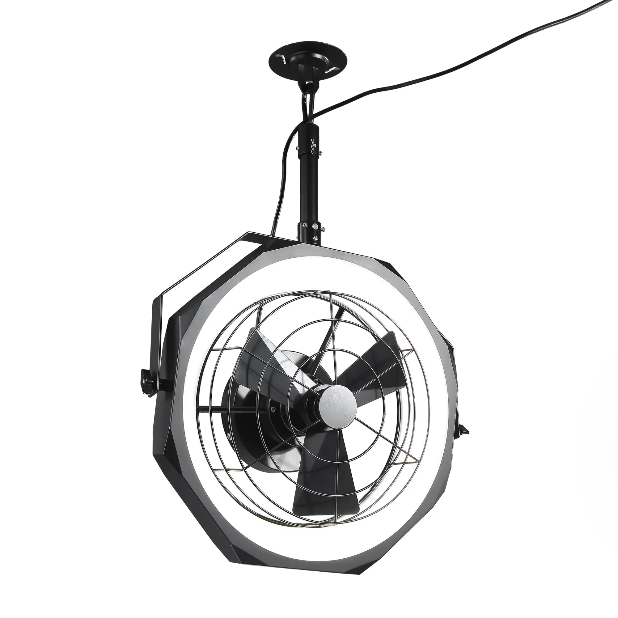 20" Doris Downrod Wall Mount Fan