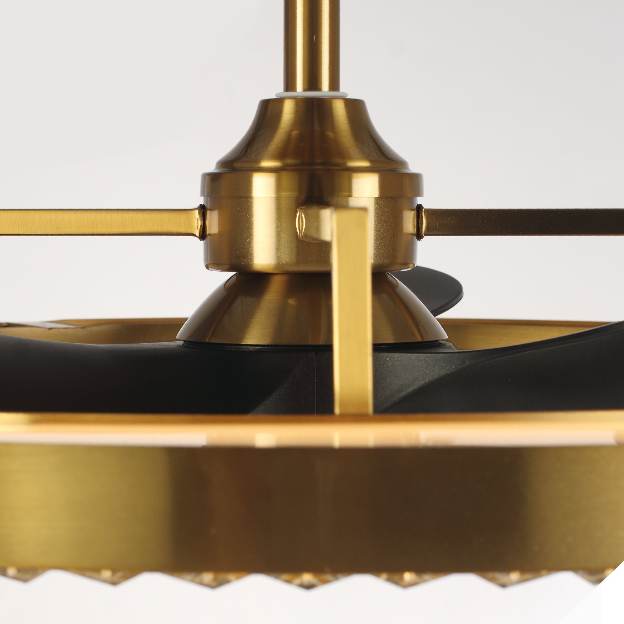 32" Robin Luxury Electroplated Copper LED Fandelier