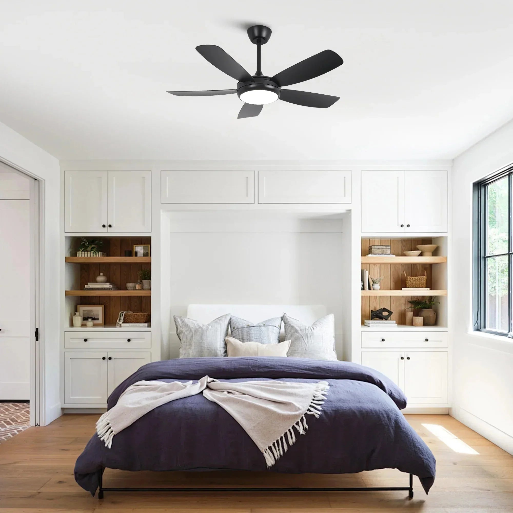 42" Gladys Black LED Ceiling Fan