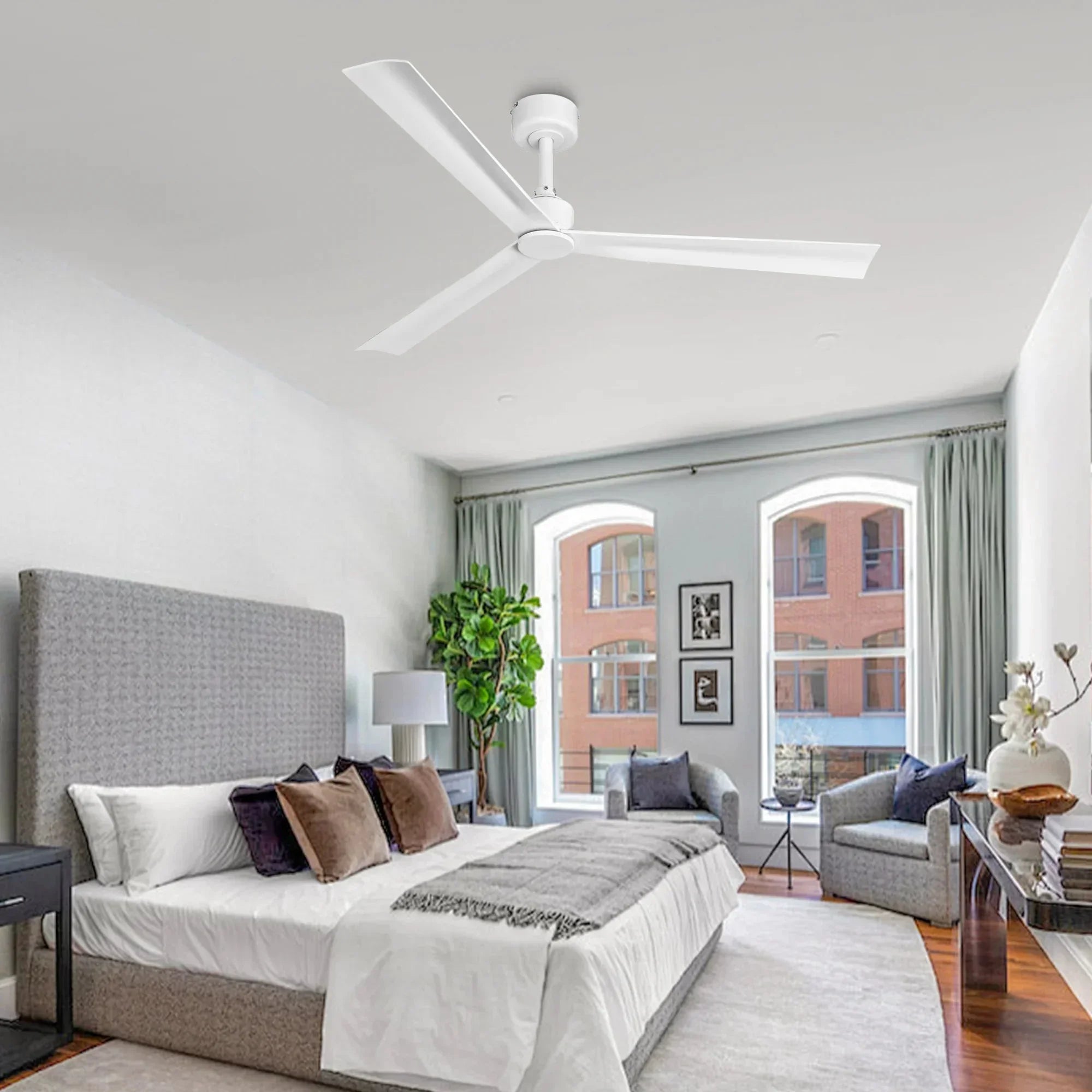 50" Erica Hamptons Ceiling Fan