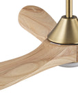 48" Avelor Modern LED Ceiling Fan with Solid Wood Blades