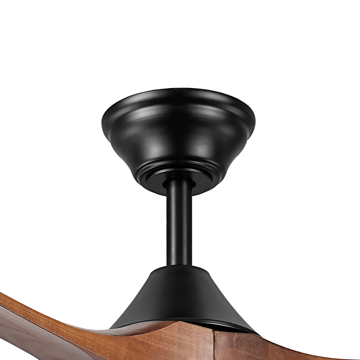 60" Avelor Modern LED Ceiling Fan with Solid Wood Blades