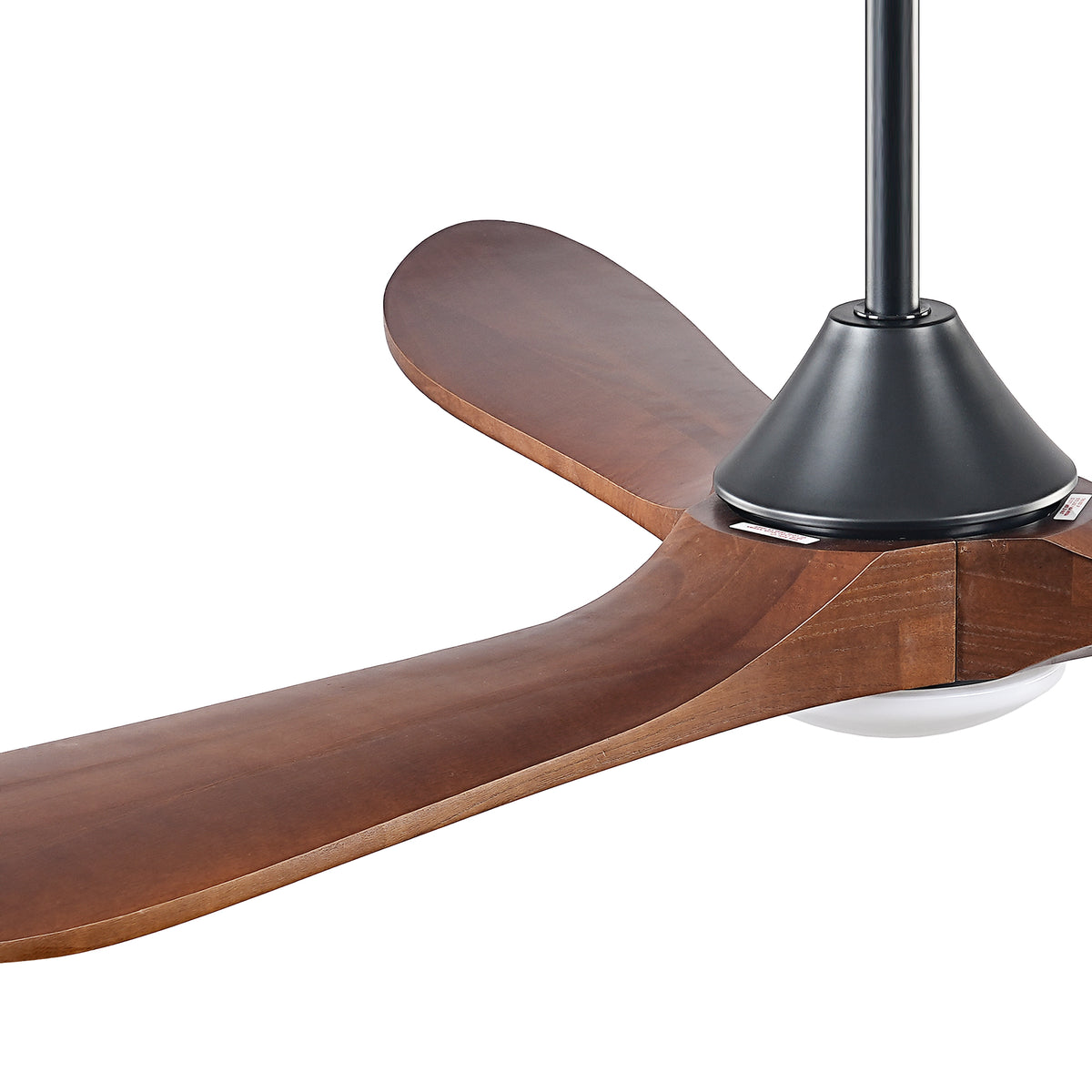 60" Avelor Modern LED Ceiling Fan with Solid Wood Blades
