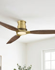 56" Arden Ceiling Fan with Light Kit and Solid Wood Blades