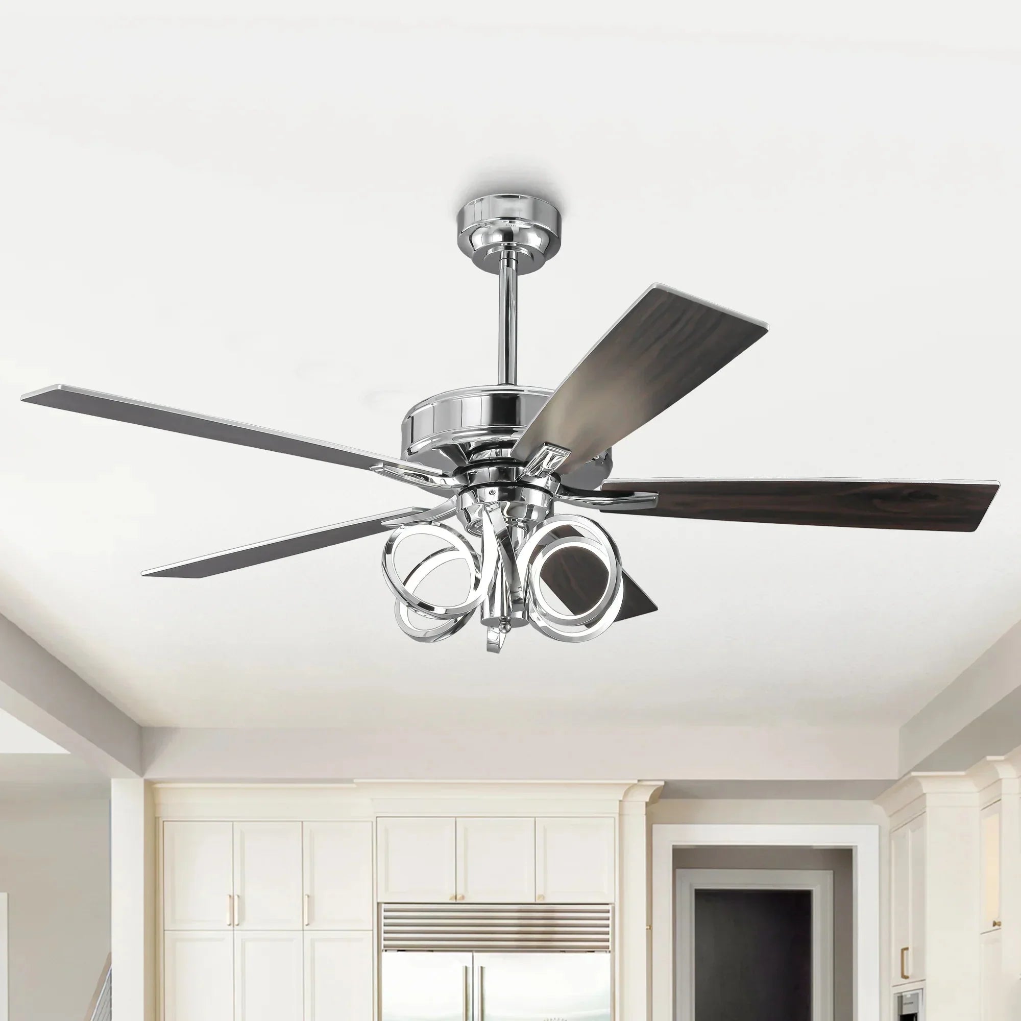 52" Levi Double-sided Blades Ceiling Fan