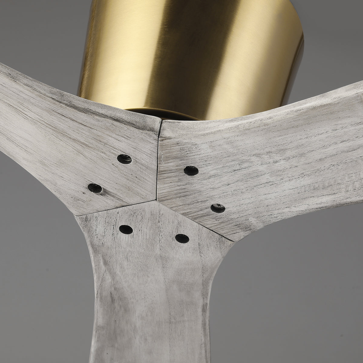 54 Inch Ward Solid Wood Blades Ceiling Fan