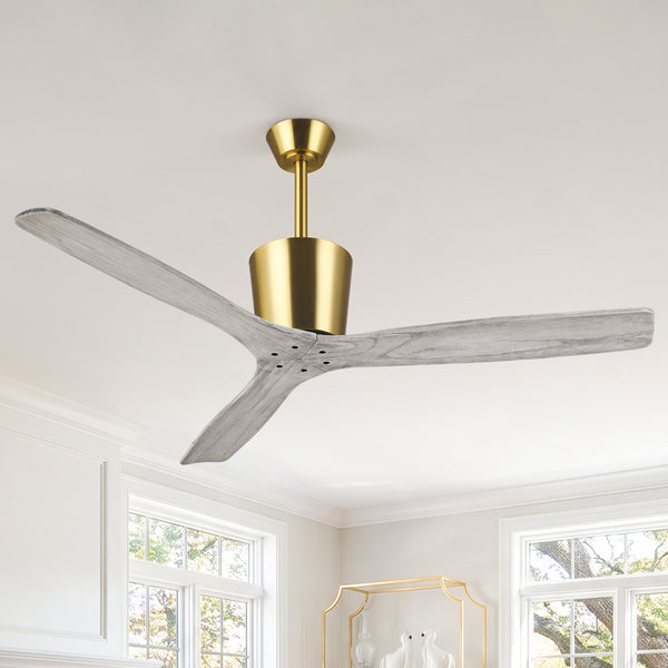 54 Inch Dylan Solid Wood Mount Ceiling Fan
