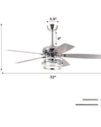 52" Rita Double-sided Ceiling Fan