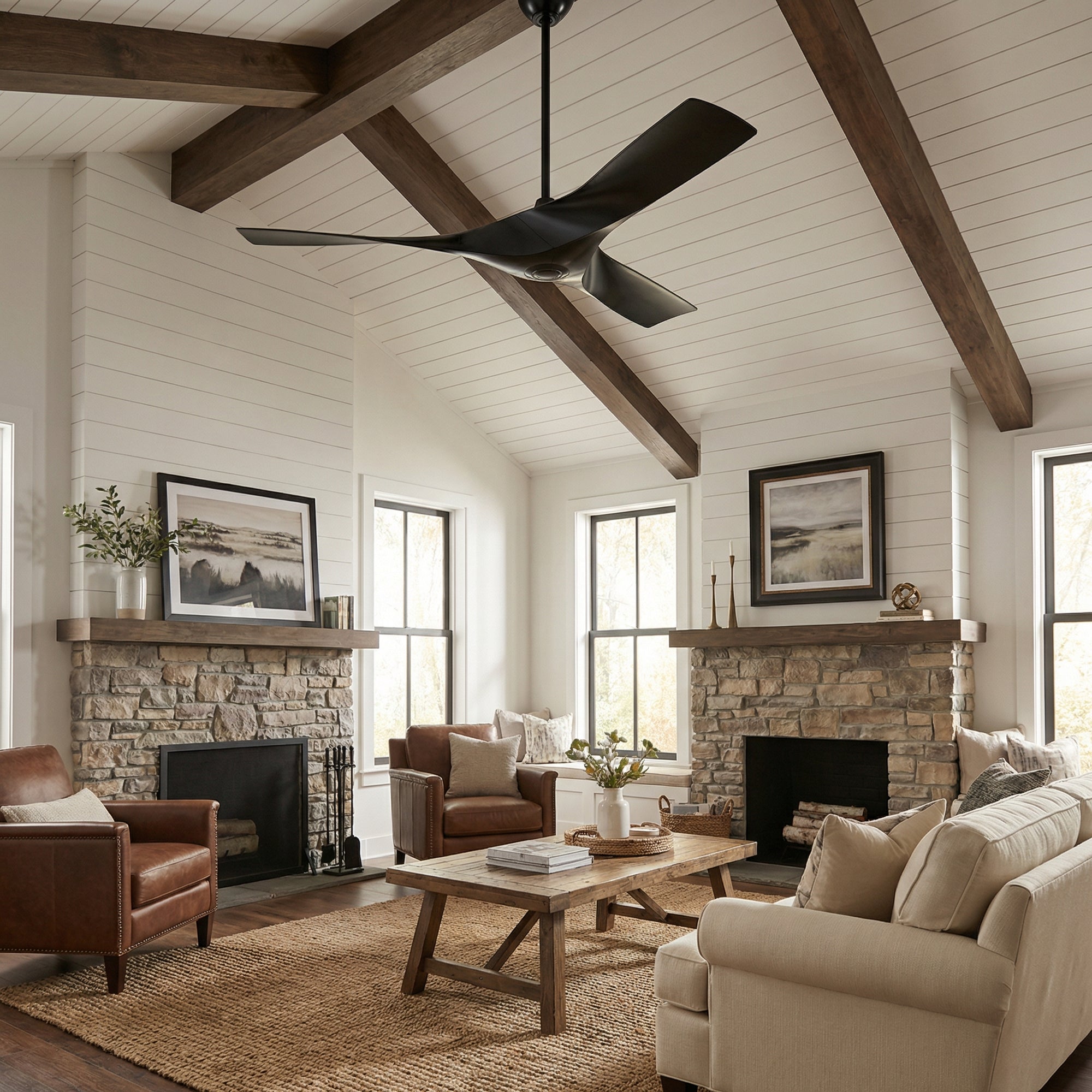 52" Windmill Industrial Reversible Ceiling Fan