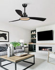 52" Bohemian Industrial Ceiling Fan