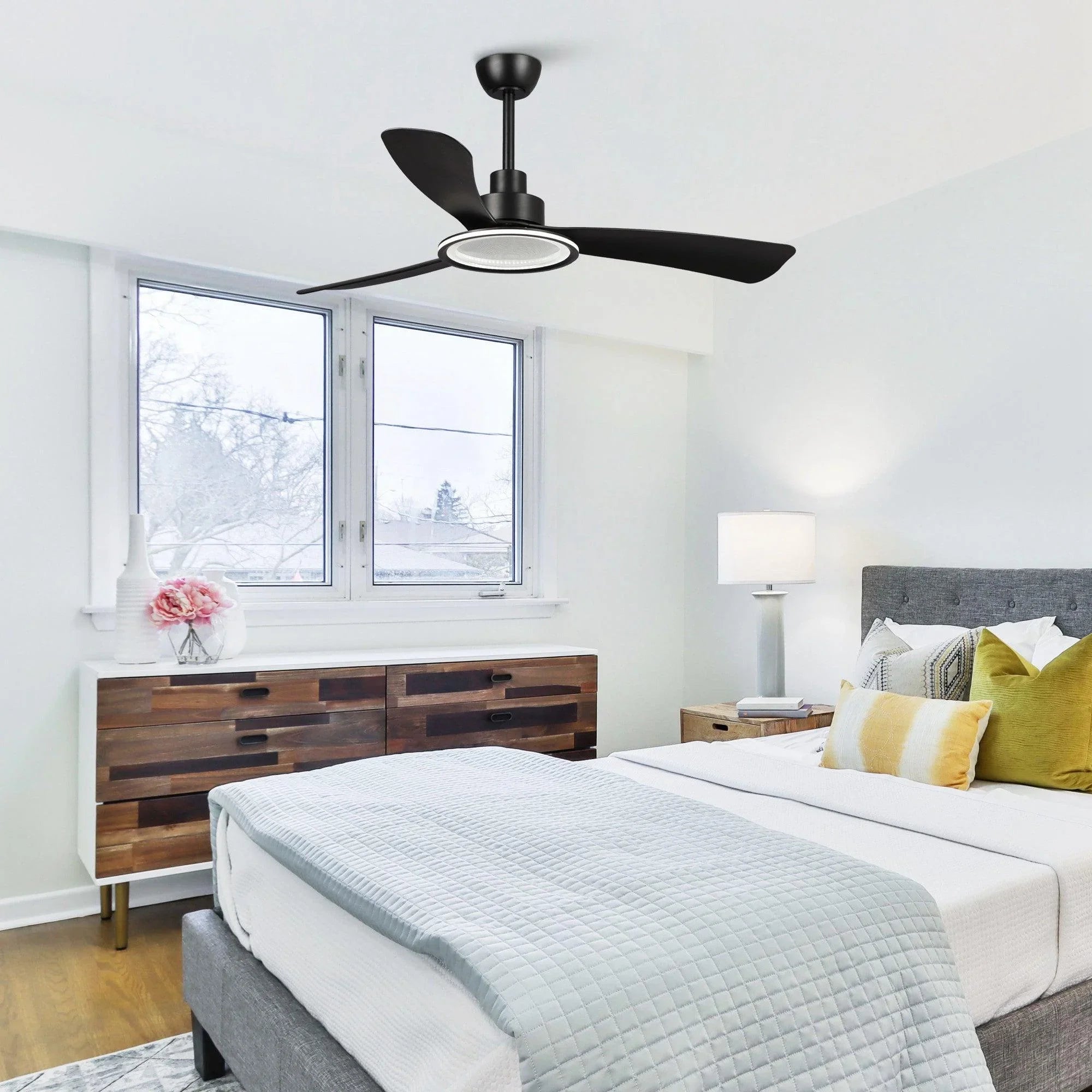 52" Bohemian Industrial Ceiling Fan