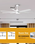 72" Daugava Smart Fan