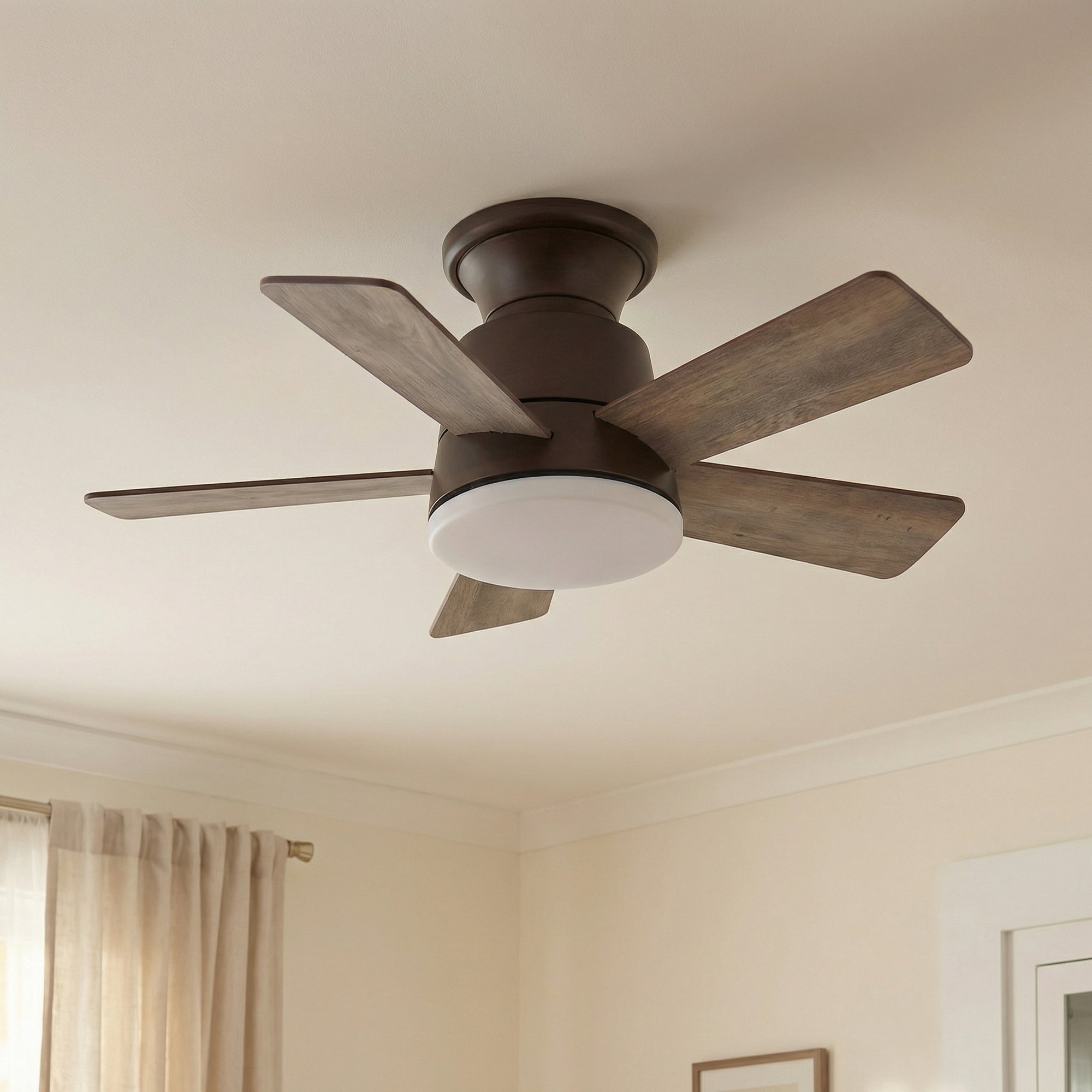 24" Farmhouse Reversible Iron Ceiling Fan