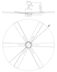 65" Bendan Industrial Ceiling Fan