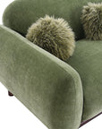 84" Mellone Mid-Century Modern Sofa in Soft Chenille