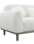 84" Mellone Mid-Century Modern Sofa in Soft Chenille