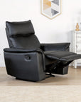 Bienne 38.5" Leather Match Recliner Chair with Manual Function