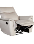Bienne 38.5" Leather Match Recliner Chair with Manual Function