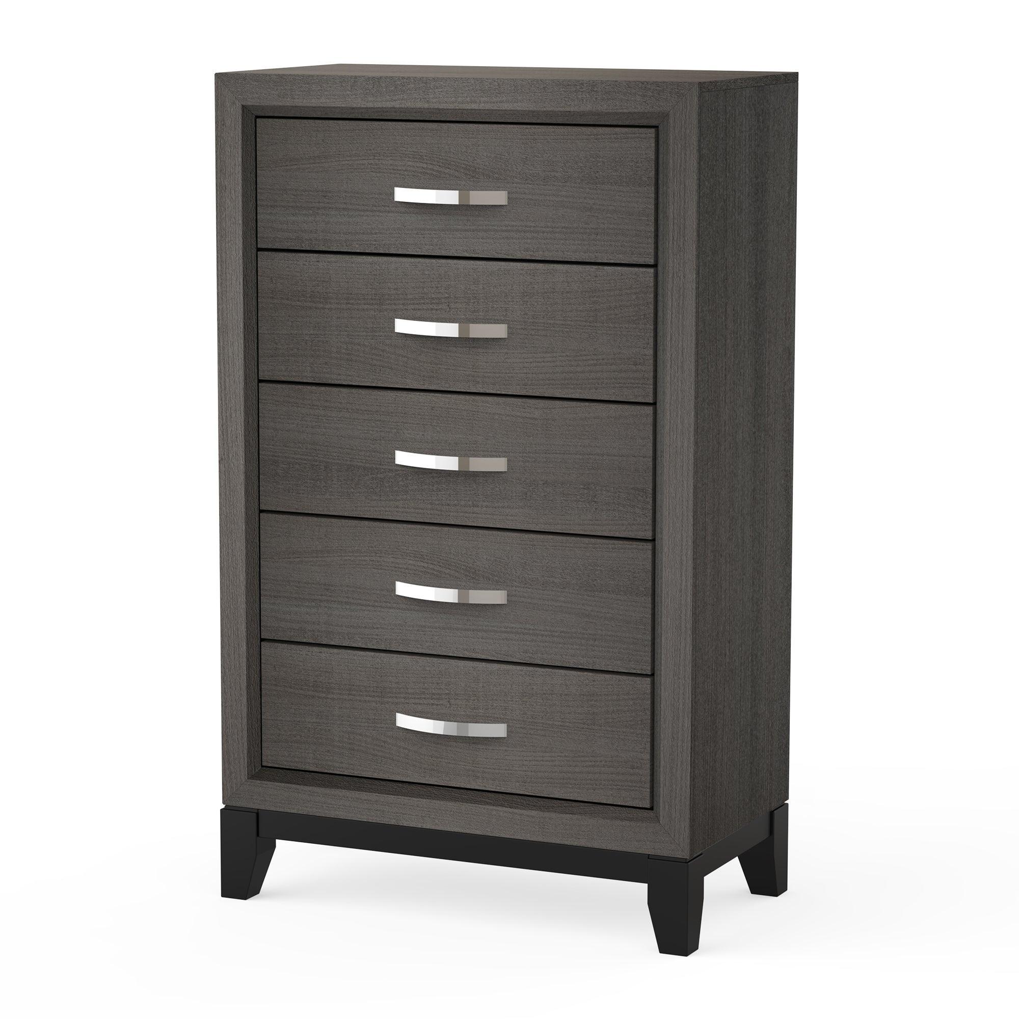 31" Bedroom Chest with 5 Drawers for Storage