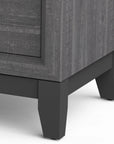 Lucien Contemporary Wood Nightstand with Spacious Drawers