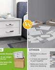 Lucien Contemporary Wood Nightstand with Spacious Drawers