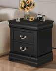 Louis Philippe Style Wood Nightstand