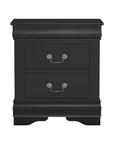 Louis Philippe Style Wood Nightstand