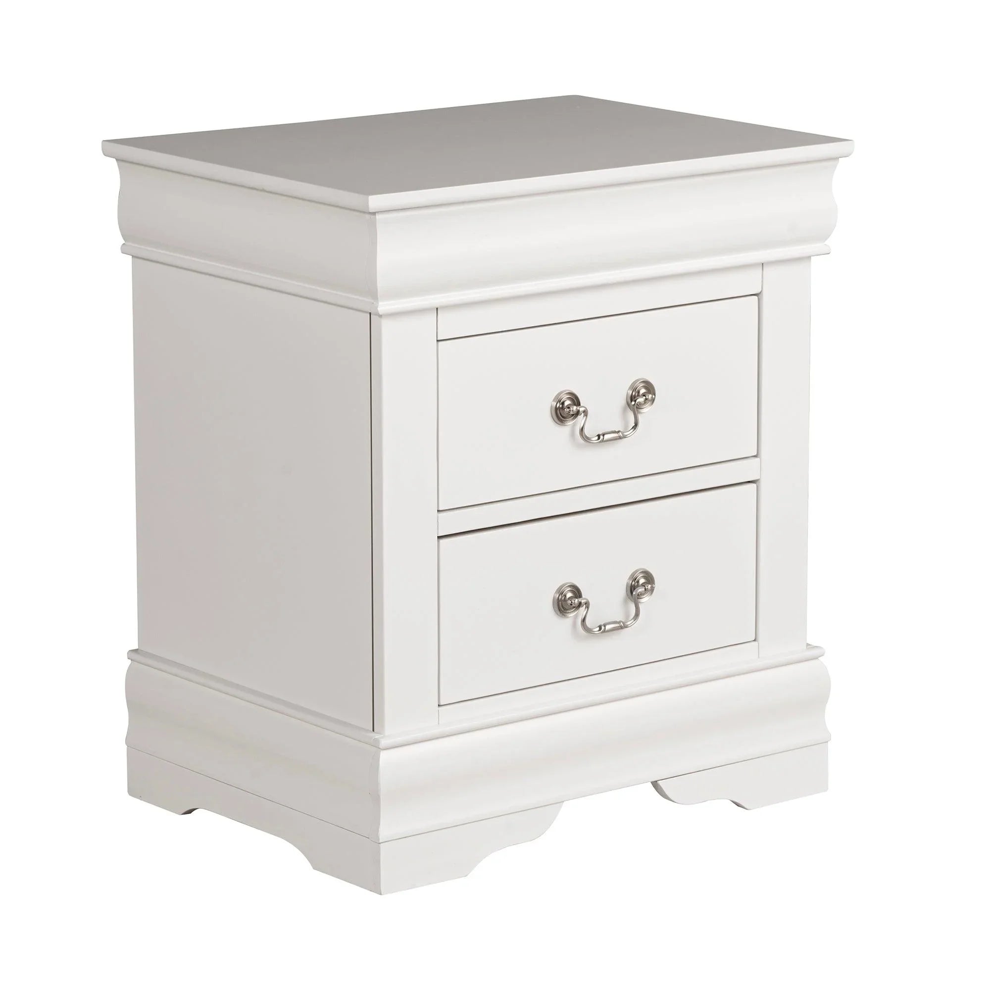 Louis Philippe Style Wood Nightstand