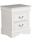 Louis Philippe Style Wood Nightstand