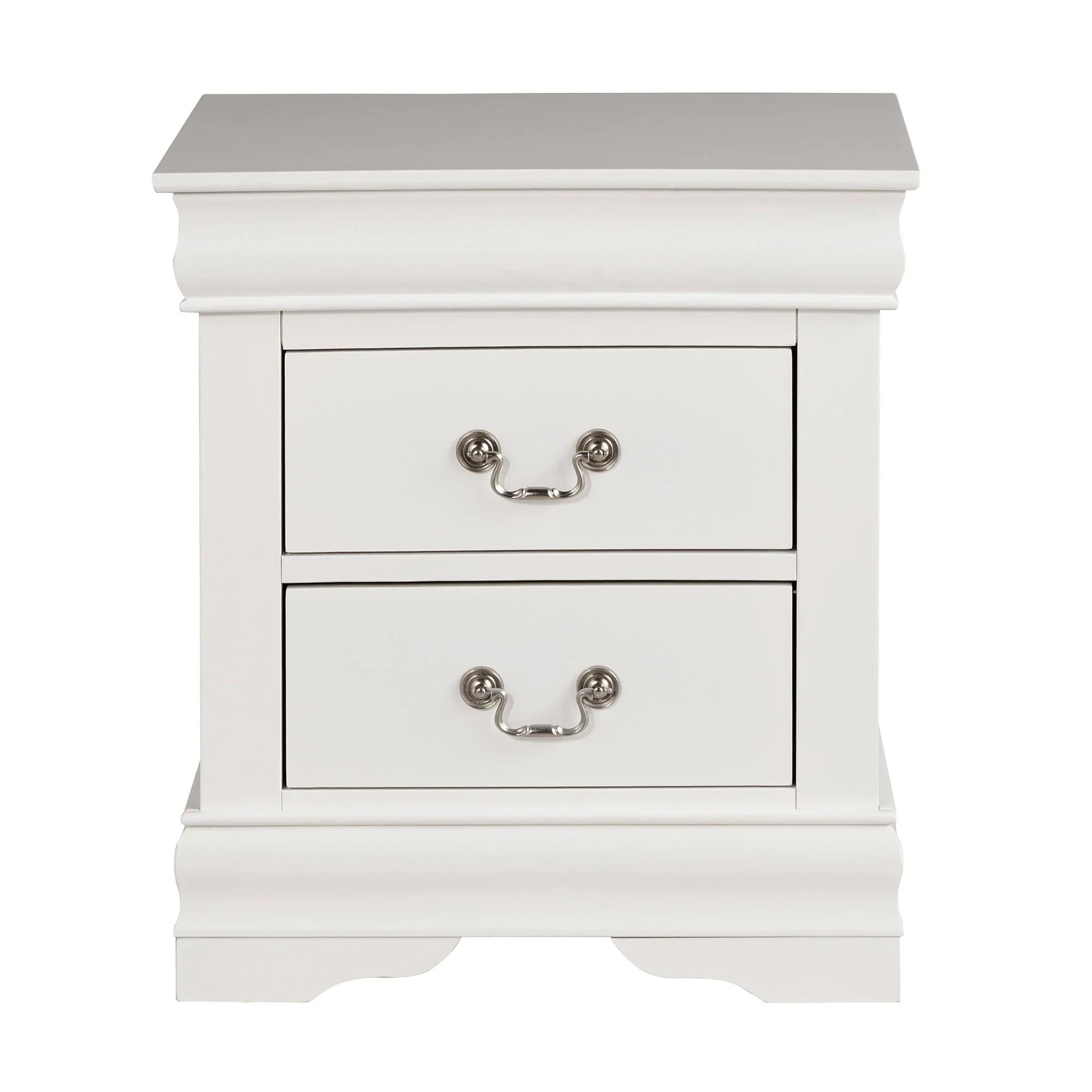 Louis Philippe Style Wood Nightstand