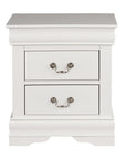 Louis Philippe Style Wood Nightstand