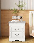 Louis Philippe Style Wood Nightstand